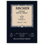 Arches 10x14" Sketch Paper Pad 70 lb Laid Finish 20 Sheets
