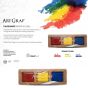 Viarco Artgraf Water Soluble Disc Primary Colors Set Of 3