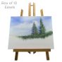 Artistry Display Easel Bamboo Small 10 Pack 7.5"w x 11"h 