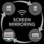 Wireless screen sharing with Bluetooth