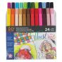 Sakura Koi Brush Pen Set of 24, Assorted Colors