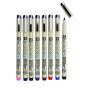 Sakura Micron Plastic Nib Pen Set of 8, Assorted Colors