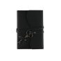 Black Opus Genuine Leather Journals with Key Wrap - 4x6