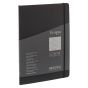 Fabriano EcoQua+ Notebook 8.3 x 11.7" Grid Stitch-Bound Black