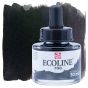Ecoline Liquid Watercolor 30ml Pipette Jar Black