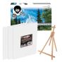 Oil Painting Master Set + Canvas Panel Pack of 3 + Table Easel - #32609A