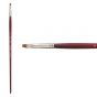 Velvetouch Synthetic Long Handle Series 3900 Brush, Bright Size #6