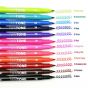 Tombow TwinTone Marker Set of 12, Bright Colors