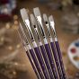 Silver Silk 88 Synthetic Long Handle Brushes - Silver Brush