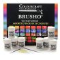 Brusho Crystal Colours Set of 24 - Assorted Colors