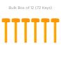 Creative Mark Tube Twister Keys Bulk Box Of 12 (72 Keys)