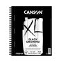 Canson XL Black Drawing Pad 9"x12"