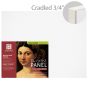 Ampersand 3/4" Cradle 11x14" Value Series Artist Panel Canvas Finish