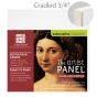 Ampersand Value Series Artist Panel Canvas Finish - 3/4" Cradle 4x4"