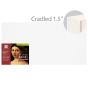 Ampersand Value Series Artist Panel Canvas Finish - 1-1/2" Cradle 6x12"