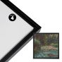 Cardinali Renewal Core 3/4" Deep Floater Frame Black 20x20 (Box of 4)