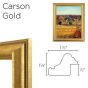 Carson Gold Frames - Millbrook Collection