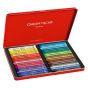 Caran d'Ache Neocolor I Permanent Wax Pastels Tin Set of 40, Assorted Colors