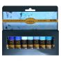 Blue Shades, Bonjour Set of 9 - 20ml Charvin Extra-Fine Acrylic Tubes