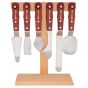 Painter's Edge XL Palette Knives Set of 6 + Stand