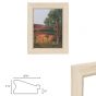 Millbrook Collection - Constantine 2.375" Cream Frame 20X24 w/ Acrylic