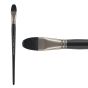 Black Swan Synthetic Red Sable Long Handle Brush-Oil & Acrylic Filbert #20