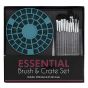 Creative Mark Artist Essential Brush Crate Set w/ 18 Short Handle Brushes
