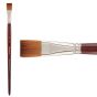 Mimik Kolinsky Synthetic Sable Long Handle Brush, Flat Size #20