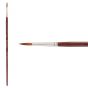 Mimik Kolinsky Synthetic Sable Long Handle Brush, Round Size #12