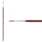 Mimik Kolinsky Synthetic Sable Long Handle Brush, Round Size #6