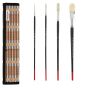 Creative Mark Pro-Stroke Powercryl Acrylic Brushes Trial Set With Brush Roll Up