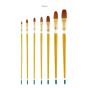 Creative Mark Qualita Golden Taklon Long Handle Brushes