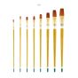 Creative Mark Qualita Golden Taklon Long Handle Brushes