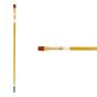 Creative Mark Qualita Golden Taklon Long Handle Brush Bright #4