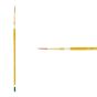 Creative Mark Qualita Golden Taklon Short Handle Brush Script #6x0