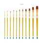 Creative Mark Qualita Golden Taklon Short Handle Brushes