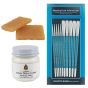 Turner Watercolor Masking Fluid & Creative Mark Rubber Cement Pick Up w/ Brush Set of 10