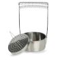 For washing brushes and a spiral wire drying rack for all your brush cleaning needs