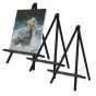 Pack of 3 Thrifty Black Wood Tabletop Display Easels
