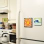 Paintable square magnetic canvas packs