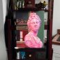 Pink Bust art by Miss Cakes, Emmy Kline