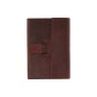 Dark Brown Opus Genuine Leather Journals with Slide Closure - 4x6