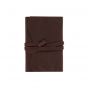 Opus Genuine Leather Journal Wrap 4" x 6" Dark Brown