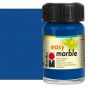 Marabu Easy Marble Dark Ultramarine Paint, 15ml