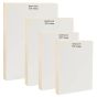 Medium textured, white acrylic polymer gesso with quartz sand
