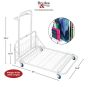 Floor Model is 33”L x 25.5”W x 30.5”H and weighs only 16 lbs. when empty