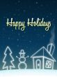 Happy Holidays Snowy Landscape - eGift Card