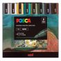 Posca Acrylic Paint Marker - Medium Tip, Earth Tones 8 Set (1.8-2.5mm)