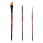 Creative Mark Ebony Splendor Short Handle Angular Brushes