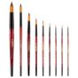 Creative Mark Ebony Splendor Short Handle Round Brushes